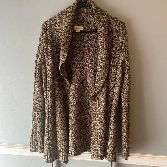 Women’s St John’s Bay Open Knit Cardigan size Large - Picture 1 of 5